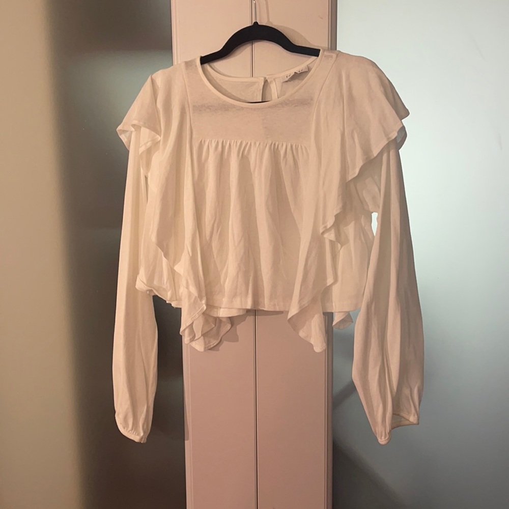 Topshop Ruffeled Croptop